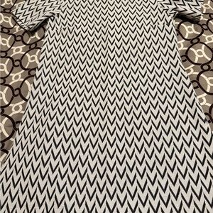 Chic Chevron Pattern Dress